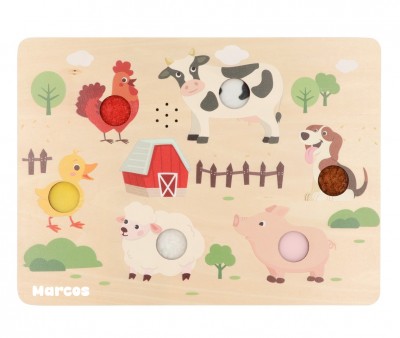 Panel Sensorial En la Granja Personalizable