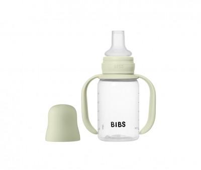 Biberon BIBS Sippy Plastica con Manici Silicone Sage 150ml