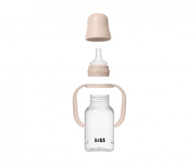 Biberon BIBS Sippy Plastica con Manici Silicone Blush 150ml