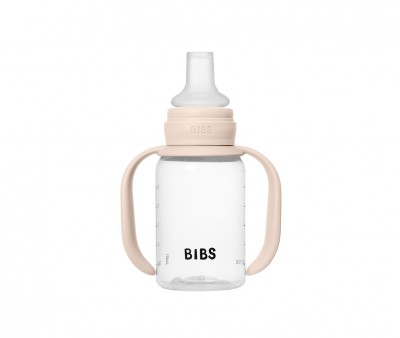 Biberon BIBS Sippy Plastica con Manici Silicone Blush 150ml
