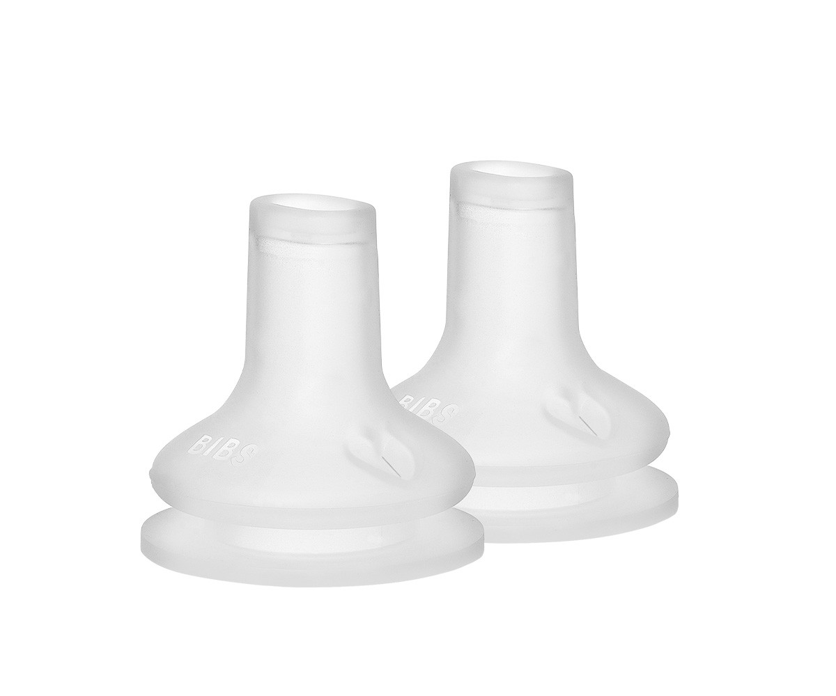 2 Tettarelle  a Beccuccio Silicone Biberon BIBS