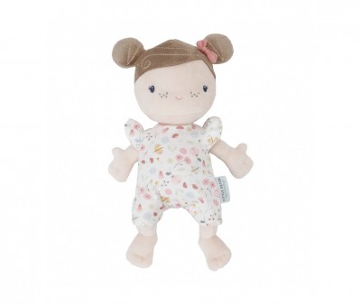 Wooden Pram with Soft Doll