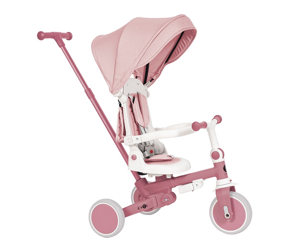 Triciclo Multifunzione Evol Rosa