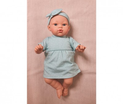 Mueco Helena con Vestido Sage Dots