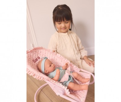 Mueco Helena con Vestido Sage Dots