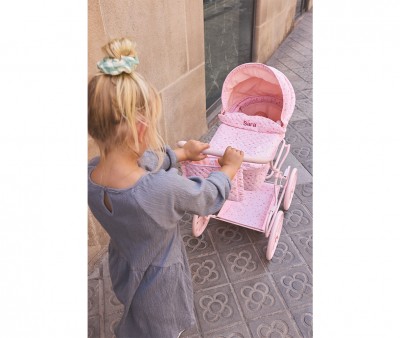 Carrozzina Bambole Flowers Personalizzabile