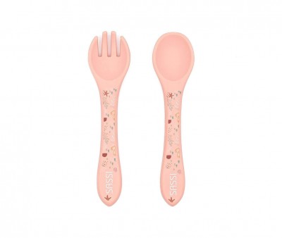 Set de Cuchara y Tenedor de Silicona Pulpo