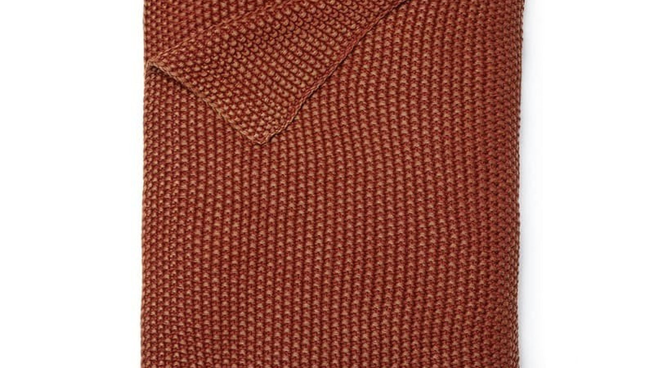Plaid KARIKAL Terracota