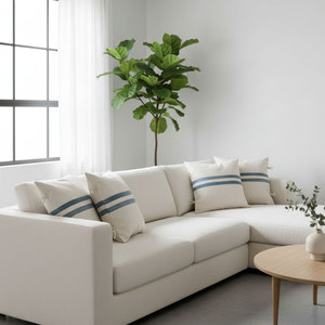 COJÍN DE RAYAS "ZIZA"  - KAVE HOME