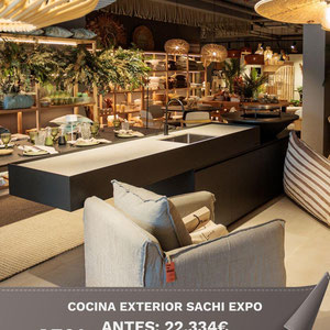 COCINA EXTERIOR + BARBACOA DE LEÑA