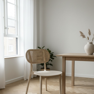 SILLA ELSA NATURAL PÁTINA- BAMBO BLAU