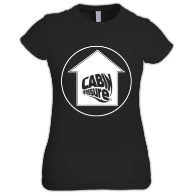 Cabin Pressure Label Logo White