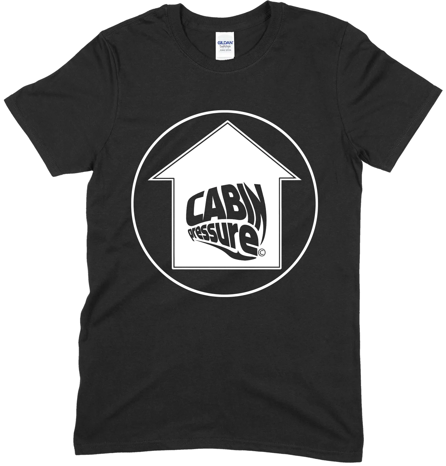 Cabin Pressure Label Logo White