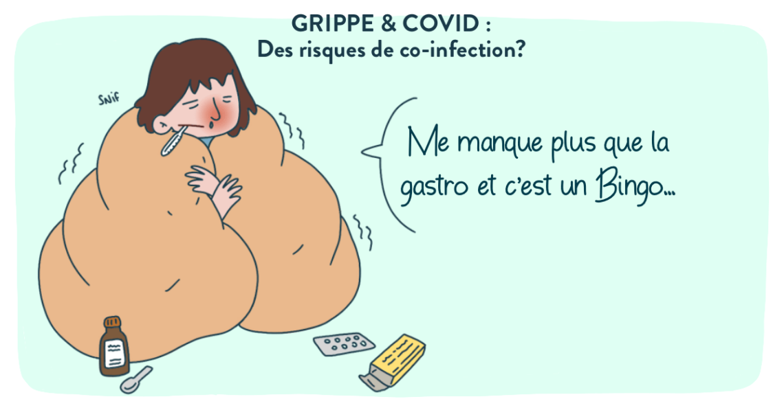 grippe et covid-19 : risques de co infection