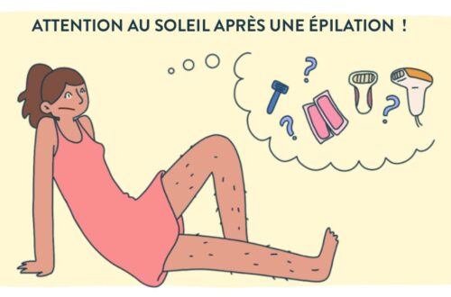 soleil épilation : attention au soleil