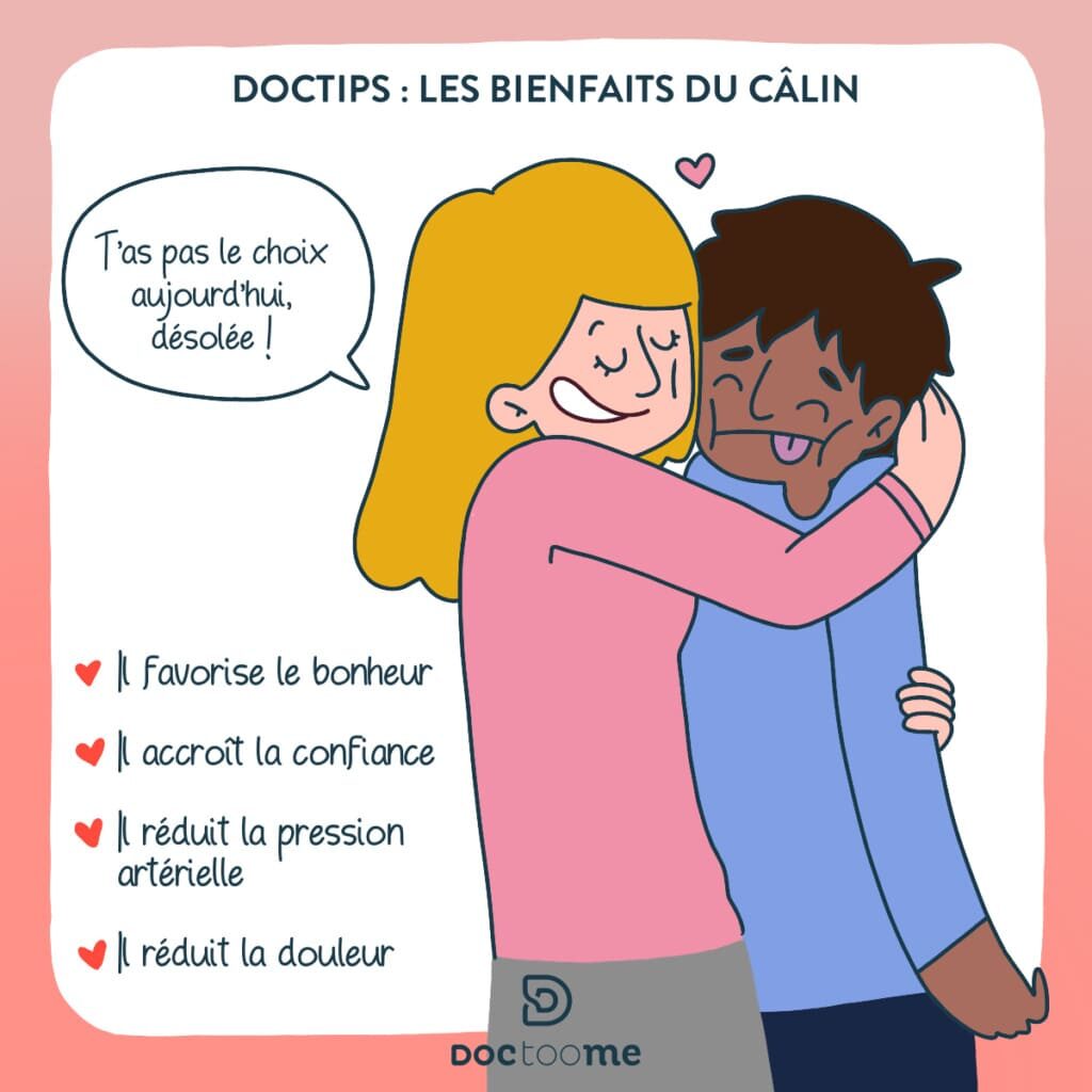 bienfaits du calin