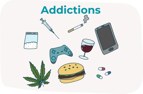 Les différents types d'addictions : alcool, drogue...