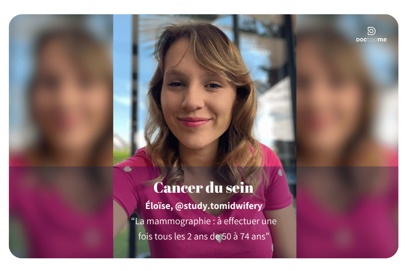Cancer du sein : interview d’Éloïse, étudiante sage-femme