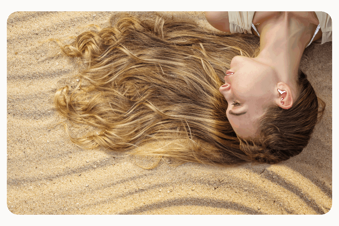 cheveux sec en été