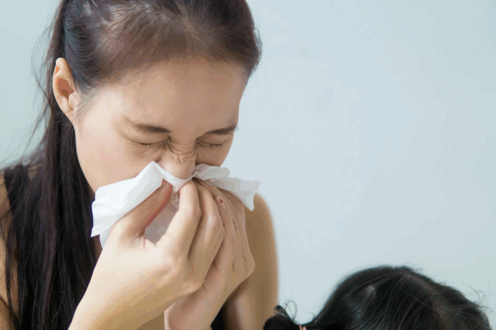 Personne souffrant de maladie respiratoire plus particulièrement de l'asthme.