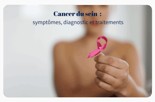 Le cancer du sein représente une prolifération anormale de cellules cancéreuses qui se développent au niveau du tissu mammaire. C'est le cancer le plus fréquent chez la femme avec près de 59 000 nouveaux cas diagnostiqués chaque année en France. Il touche principalement les femmes après 50 ans, mais peut également survenir chez des patientes plus jeunes et, plus rarement, chez les hommes (1% des cas).