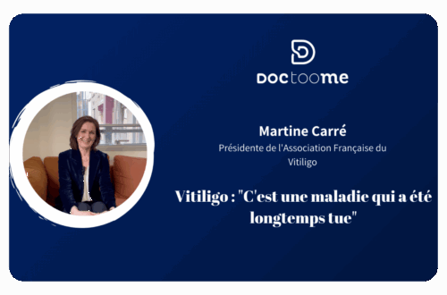 Je m'appelle Martine Carré, je suis présidente de l'Association française du Vitiligo depuis plusieurs années. J’ai moi-même été diagnostiquée à l’âge de 34 ans, et c’est ce vécu personnel qui m’a naturellement conduite à rejoindre l’association, puis à m’y investir pendant plus de 30 ans.