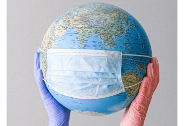 population masquée à cause de la pandémie covid 19