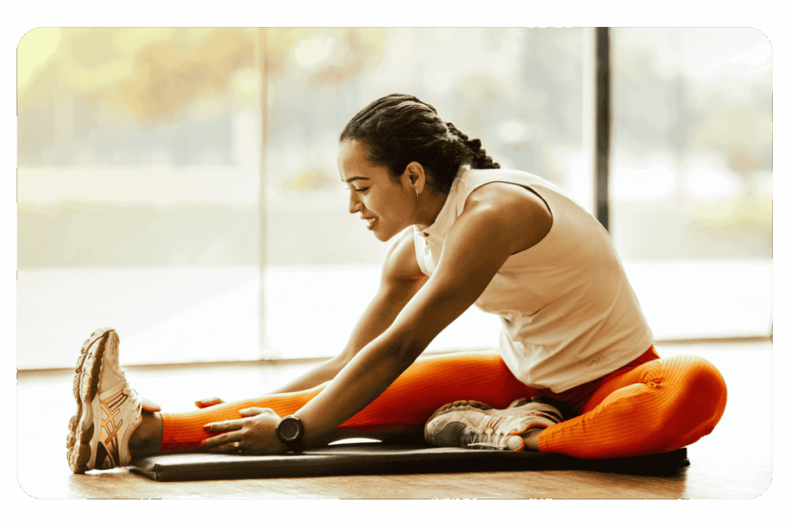 femme pratiquant une activité sportive