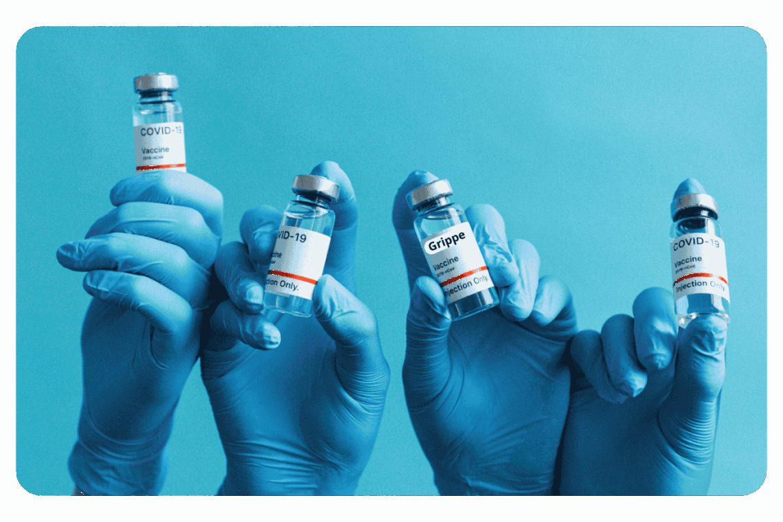 vaccin de la grippe et covid