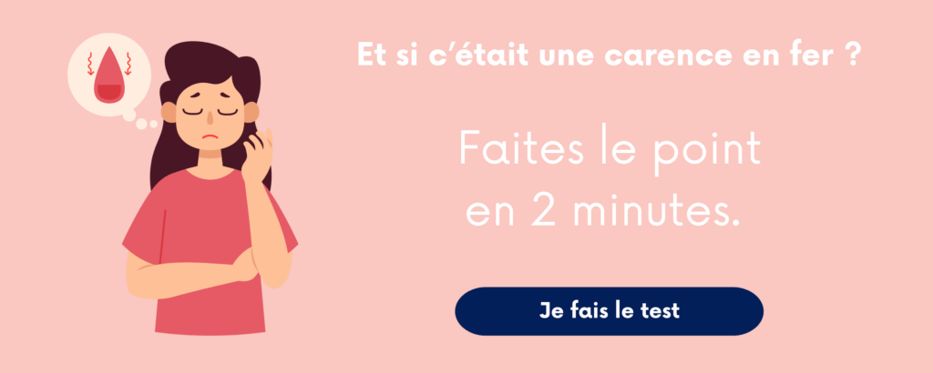 test pour faire un point sur la carence en fer