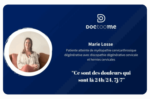 Bonjour, moi c’est Marie, j’ai 31 ans, je viens du sud de Bordeaux et aujourd’hui, je souhaite vous parler de ma problématique de santé.