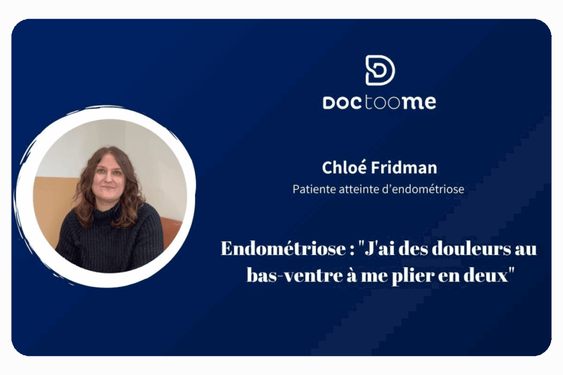 Je m'apelle Chloé, j'ai 30 ans, je suis atteinte d’endométriose, d’adénomyose et du syndrome de l’intestin irritable. Je dis souvent que j’ai le « super package ».