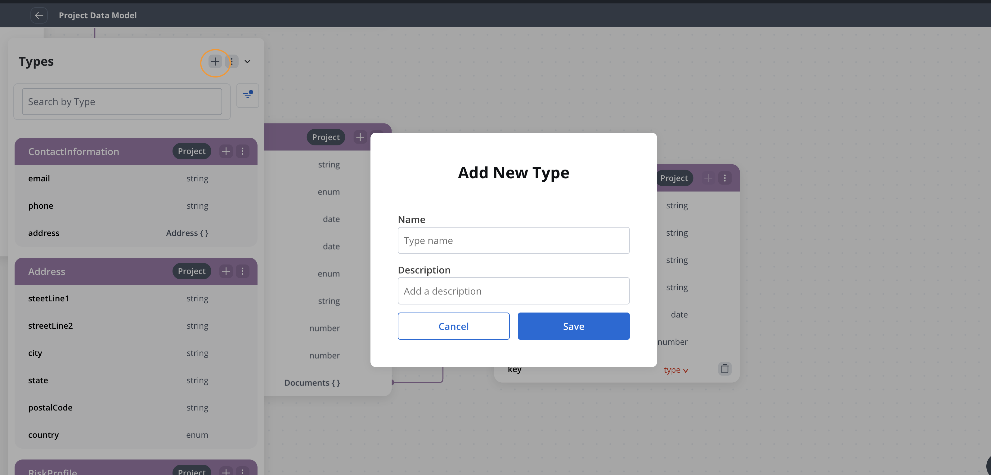 Add data type
