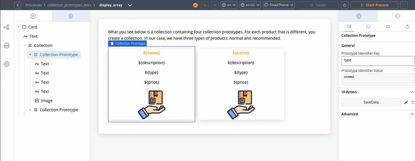 Adding components to a Collection Prototype