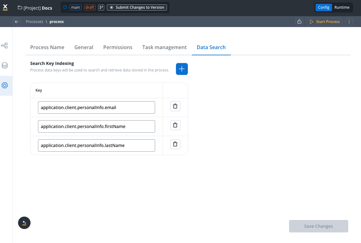 Index Configuration