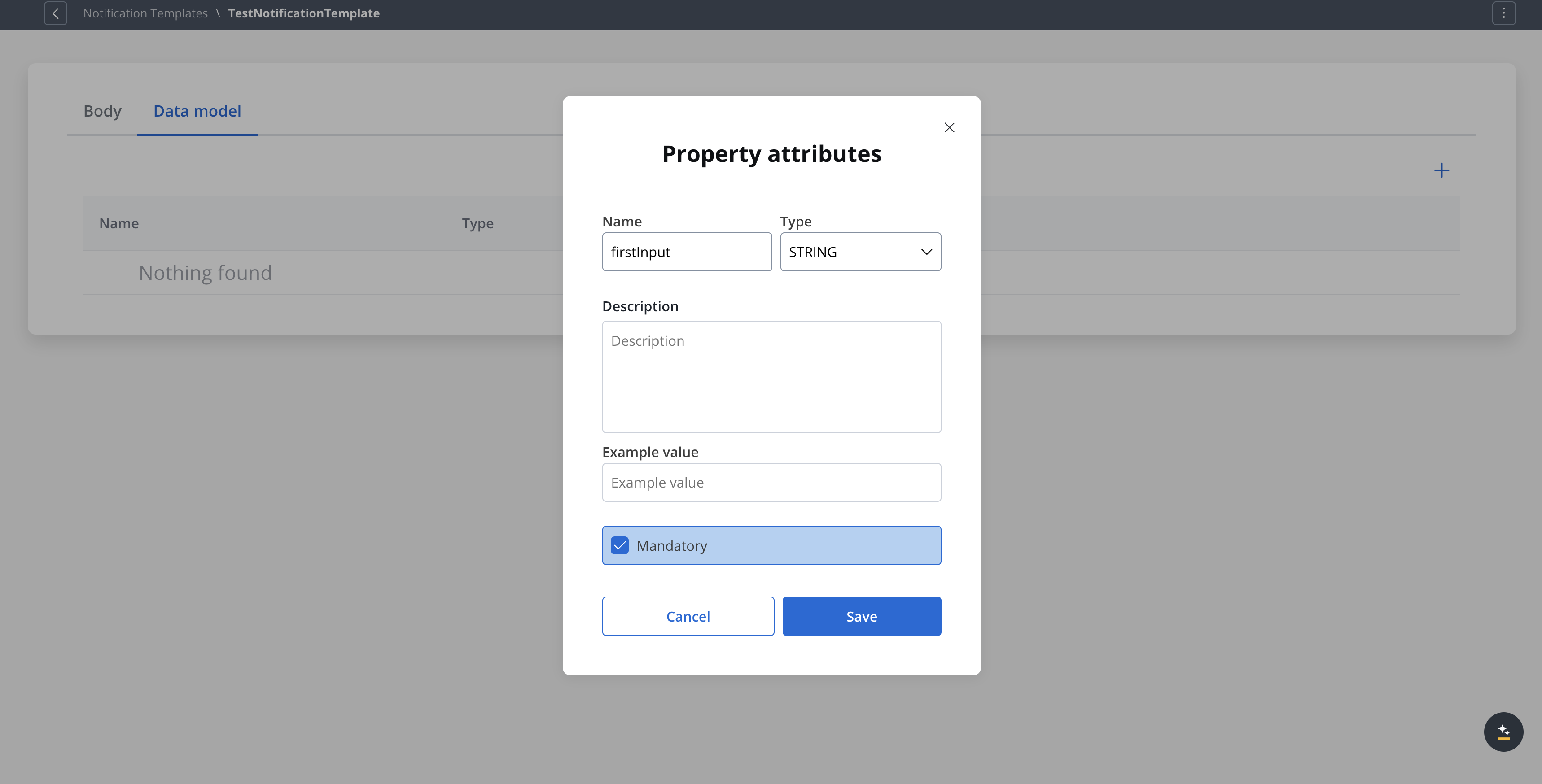 Data model