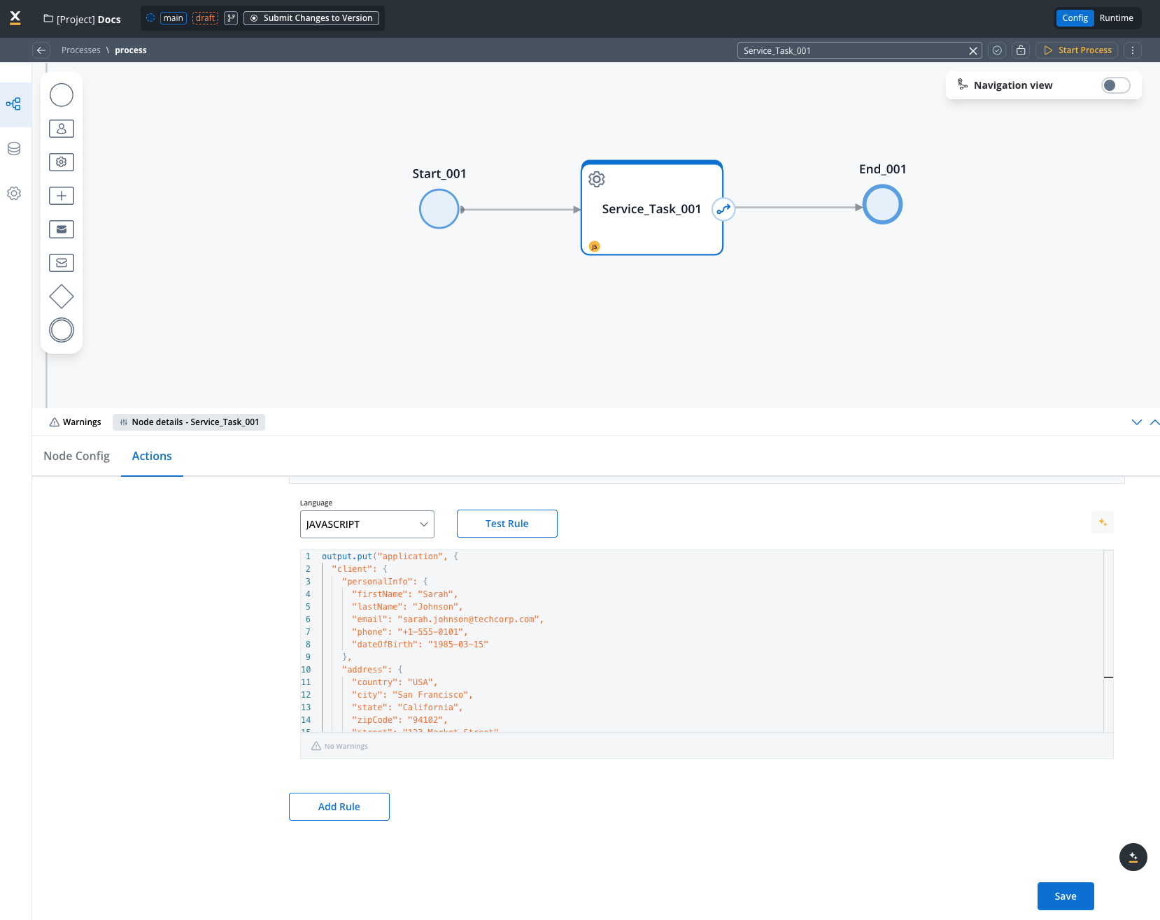 Process Data Configuration