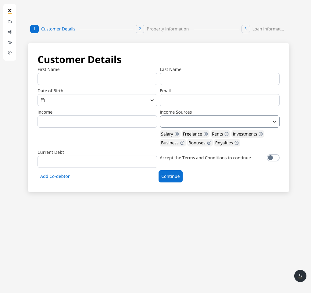 Multi Select with chips outside display