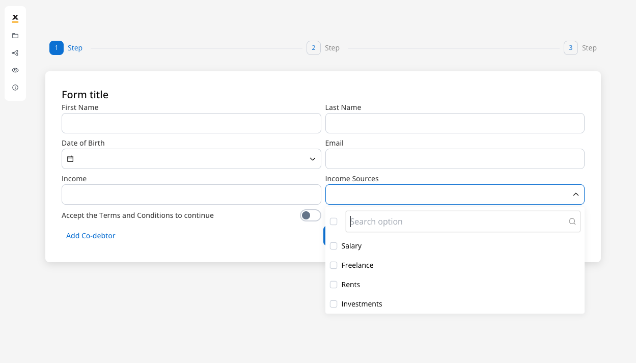 Multi Select form field