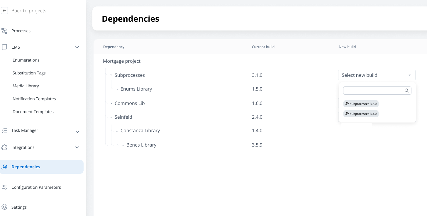 Update dependency