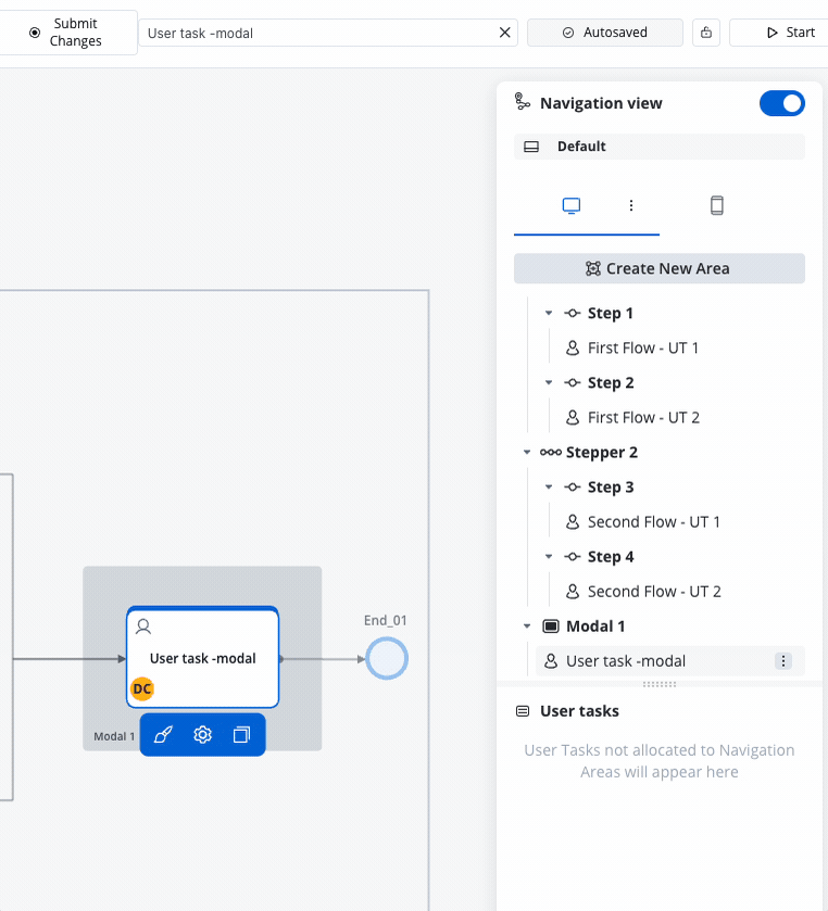 Modal UI Designer