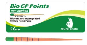 Sure Endo Bioceramic Impregnated Gutta Percha Taper .04 or .06 - 60pcs | DentaCarts | Dental Cart