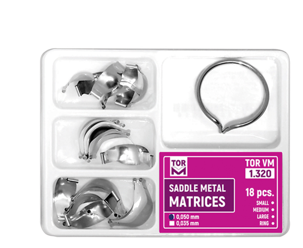 TOR VM Saddle Metal Matrices Kit | DentaCarts | Dental Cart