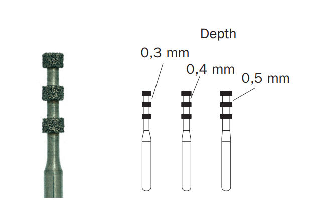 Diaswiss FG Depth Cutters | DentaCarts | Dental Cart