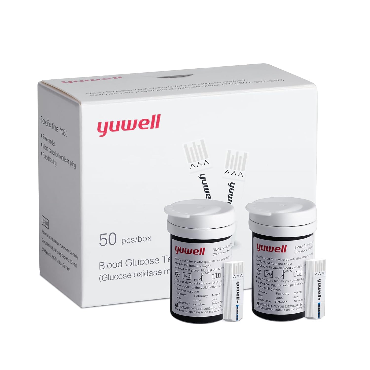 Yuwell Blood Glucose Test Strips | DentaCarts | Dental Cart