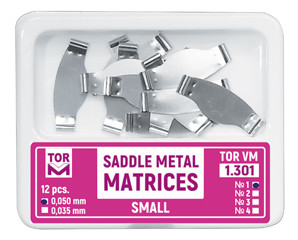 TOR VM Metal Saddle Matrices | DentaCarts | Dental Cart