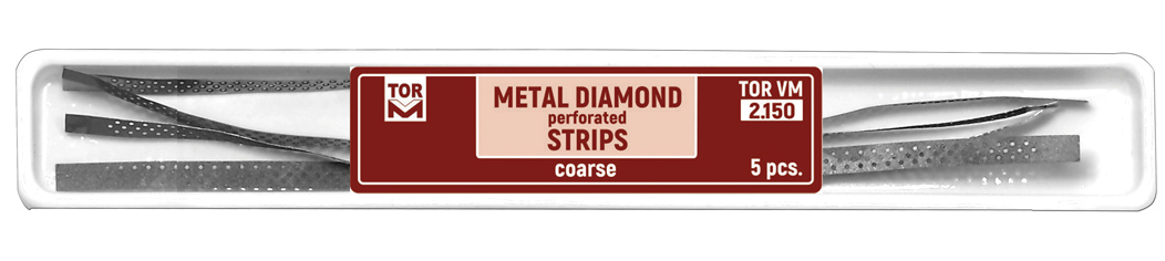 TOR VM Metal Diamond Perforated Strips | DentaCarts | Dental Cart