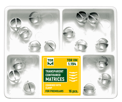 TOR VM Transparent Premolar Matrices + Clamp | DentaCarts | Dental Cart
