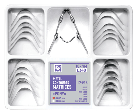 Tor VM Pony Matrices Kit with Slot Springclip | DentaCarts | Dental Cart