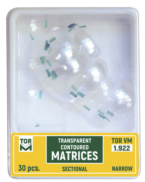 TOR VM Transparent Sectional Contoured Matrices | DentaCarts | Dental Cart